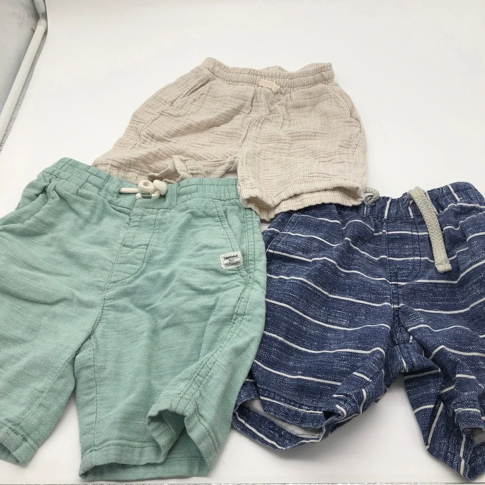 Boys 5T Shorts BUNDLE Summer Pull On Swim Trunks H&M Quicksilver Zara Gap